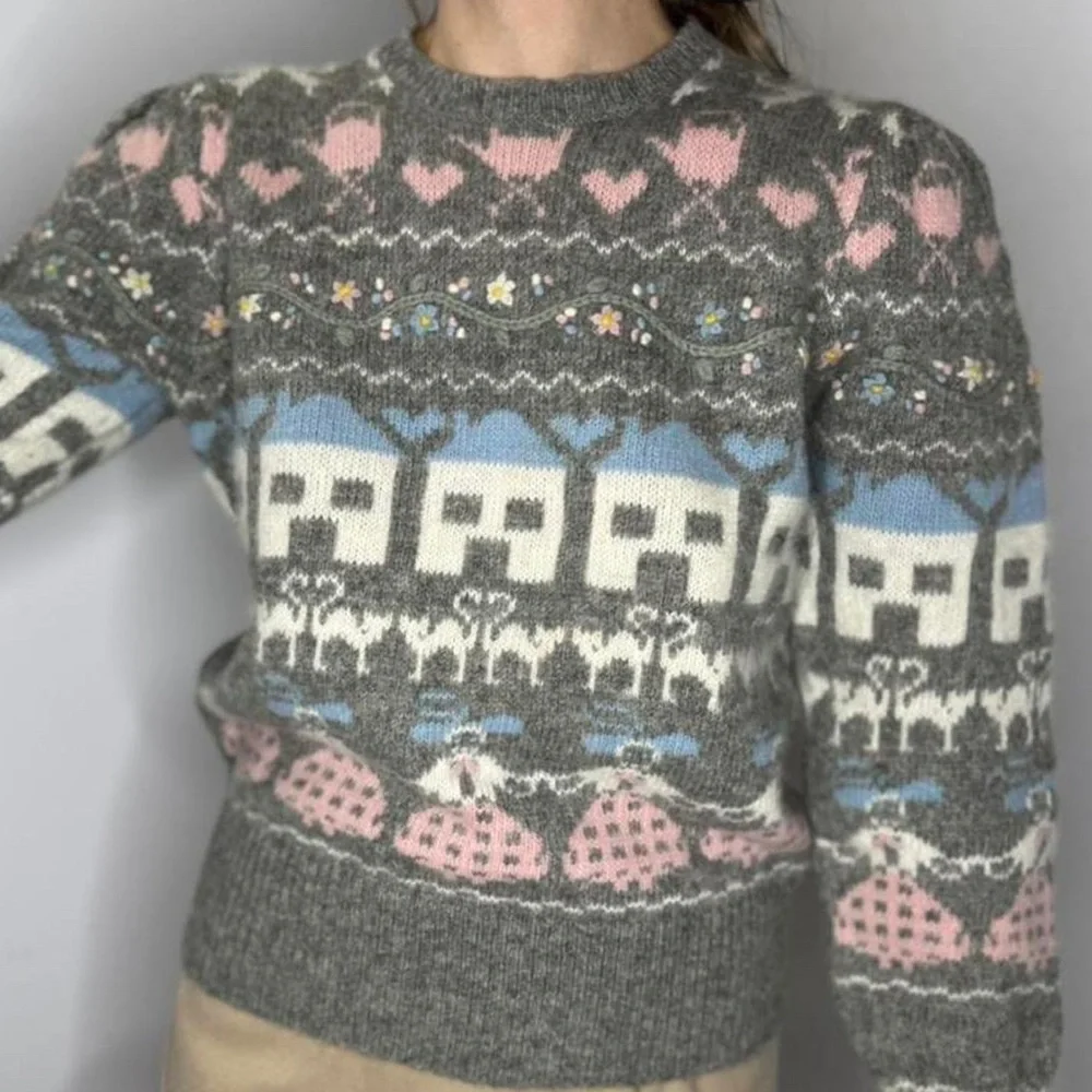Cottage core Susan Bristol sweater - Picture 2 of 4